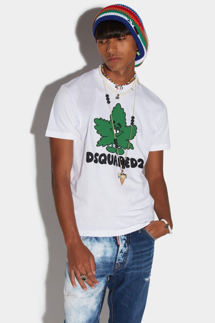 Maglia Dsquared2 Con Foglia